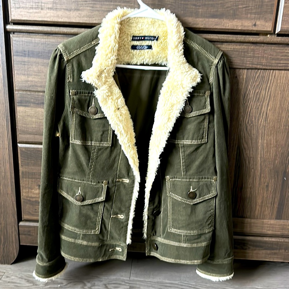 Olive Green Tommy Hilfiger Jacket